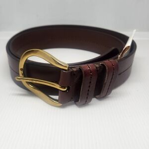 NWT Ralph Lauren Leather Belt 50.5in